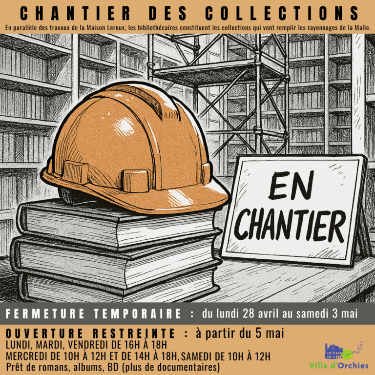 Lire la suite à propos de l’article Chantier des collections de la Médiathèque